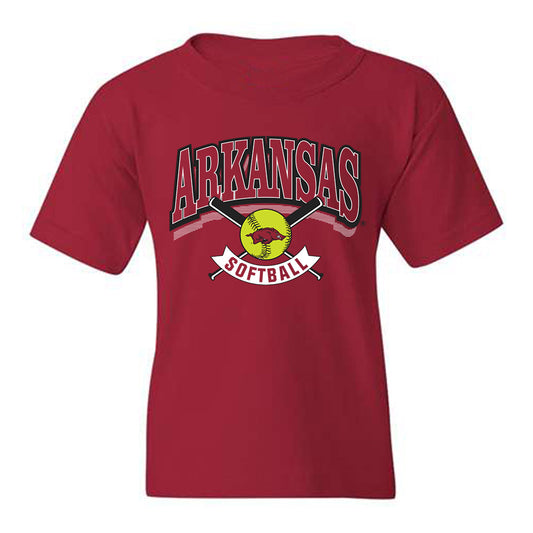 Arkansas - NCAA Softball : Kylie Brockman - Youth T-Shirt Sports Shersey