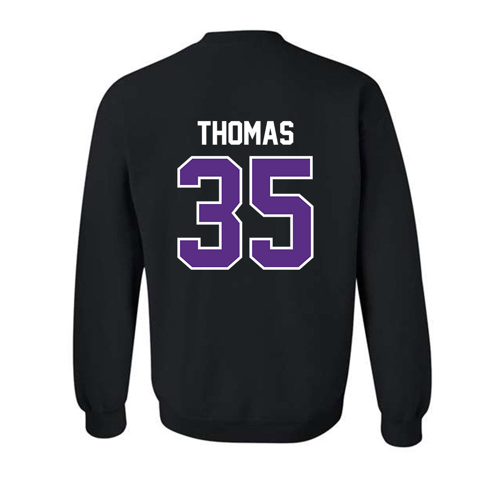 TCU - NCAA Baseball : Ethan Thomas - Sports Shersey Crewneck Sweatshirt-1