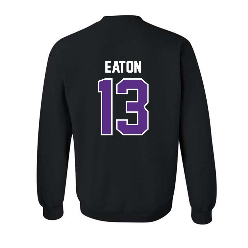 TCU - NCAA Baseball : Cole Eaton - Sports Shersey Crewneck Sweatshirt-1
