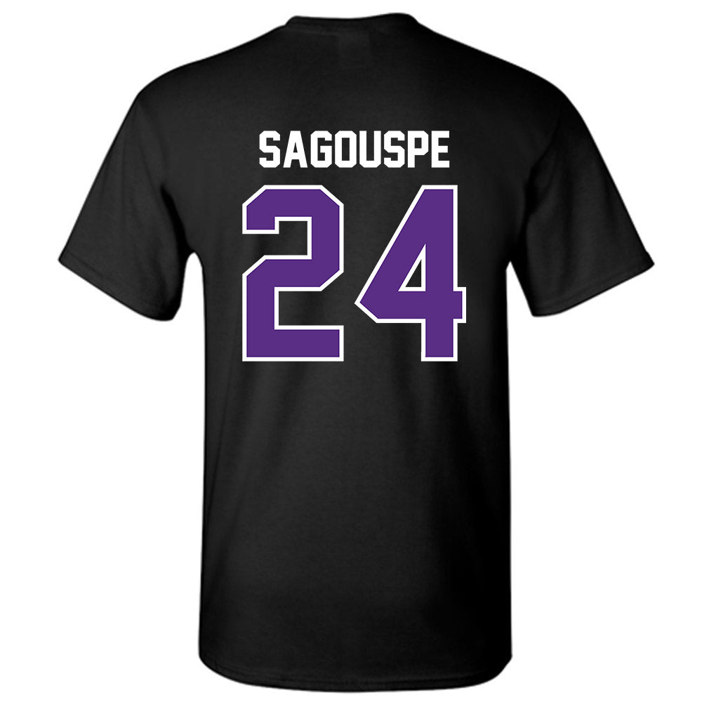 TCU - NCAA Baseball : Tanner Sagouspe - Sports Shersey T-Shirt-1