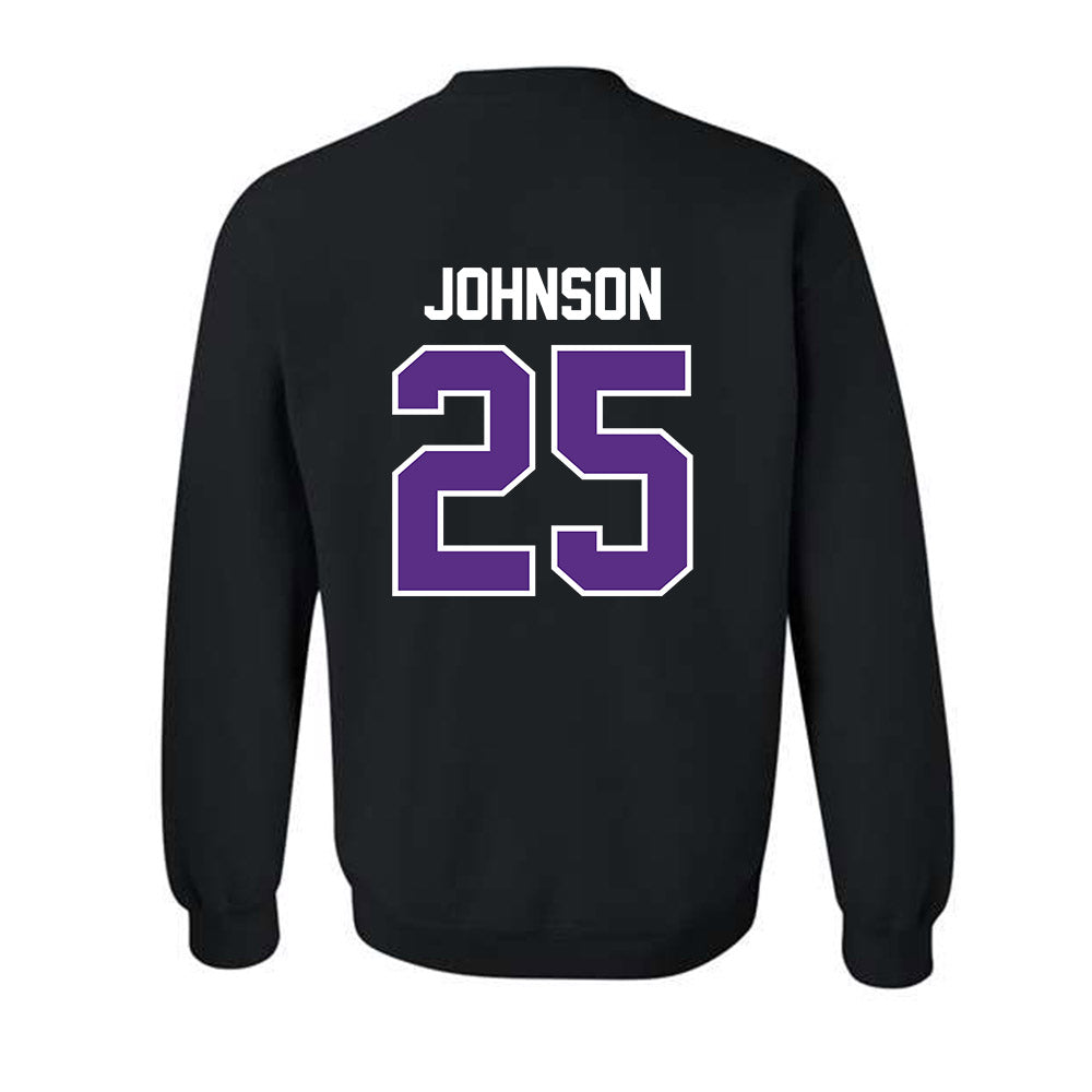 TCU - NCAA Baseball : Nolan Johnson - Sports Shersey Crewneck Sweatshirt-1