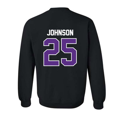 TCU - NCAA Baseball : Nolan Johnson - Sports Shersey Crewneck Sweatshirt-1