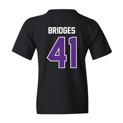 TCU - NCAA Baseball : Tommy Bridges - Sports Shersey Youth T-Shirt