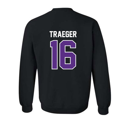 TCU - NCAA Baseball : Nolan Traeger - Sports Shersey Crewneck Sweatshirt-1