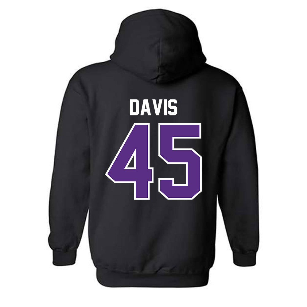 TCU - NCAA Baseball : Lance Davis - Sports Shersey Hooded Sweatshirt-1