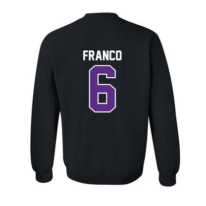 TCU - NCAA Baseball : Noah Franco - Sports Shersey Crewneck Sweatshirt-1