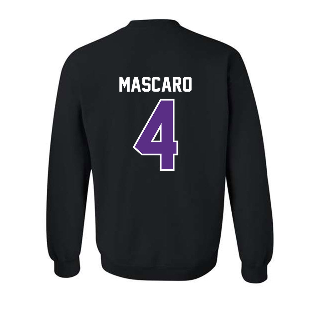TCU - NCAA Baseball : CJ Mascaro - Sports Shersey Crewneck Sweatshirt-1