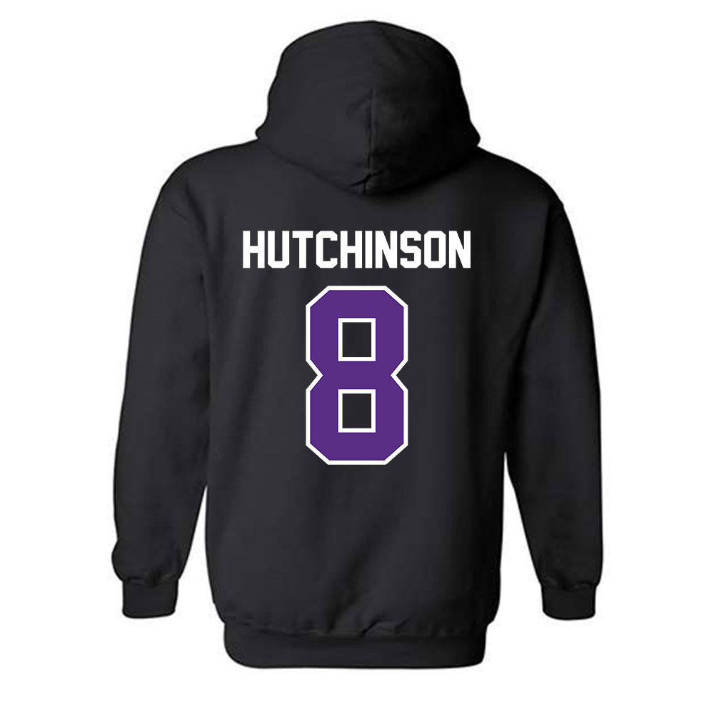 TCU - NCAA Baseball : Lane Hutchinson - Sports Shersey Hooded Sweatshirt-1