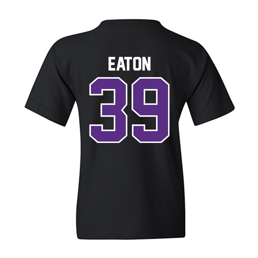 TCU - NCAA Baseball : Cole Eaton - Sports Shersey Youth T-Shirt-1