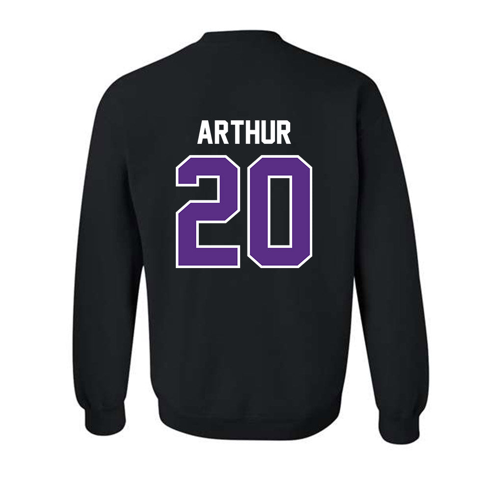 TCU - NCAA Baseball : Jack Arthur - Crewneck Sweatshirt Sports Shersey