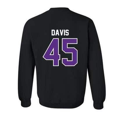 TCU - NCAA Baseball : Lance Davis - Sports Shersey Crewneck Sweatshirt-1