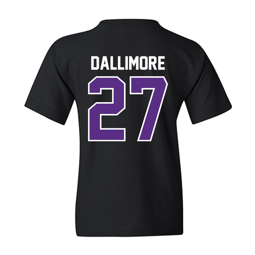 TCU - NCAA Baseball : Brady Dallimore - Sports Shersey Youth T-Shirt-1