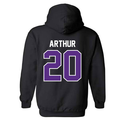 TCU - NCAA Baseball : Jack Arthur - Hooded Sweatshirt Sports Shersey