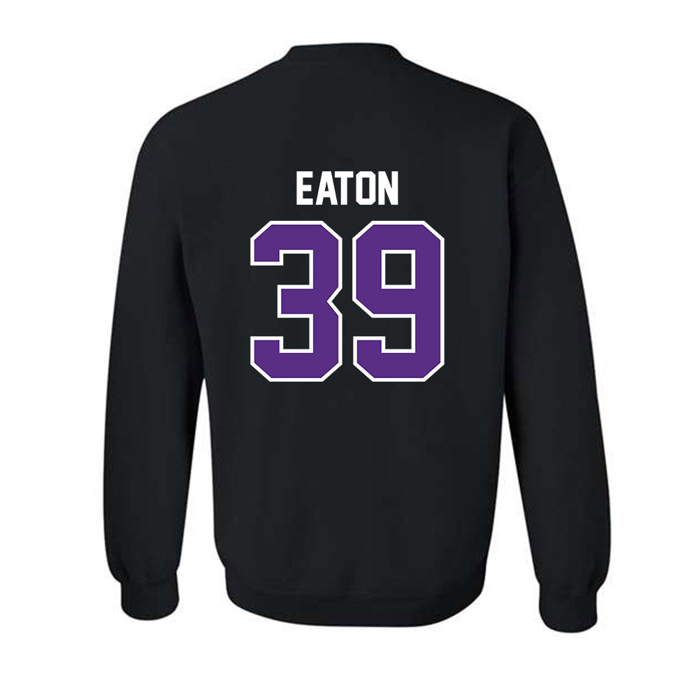 TCU - NCAA Baseball : Cole Eaton - Sports Shersey Crewneck Sweatshirt-1