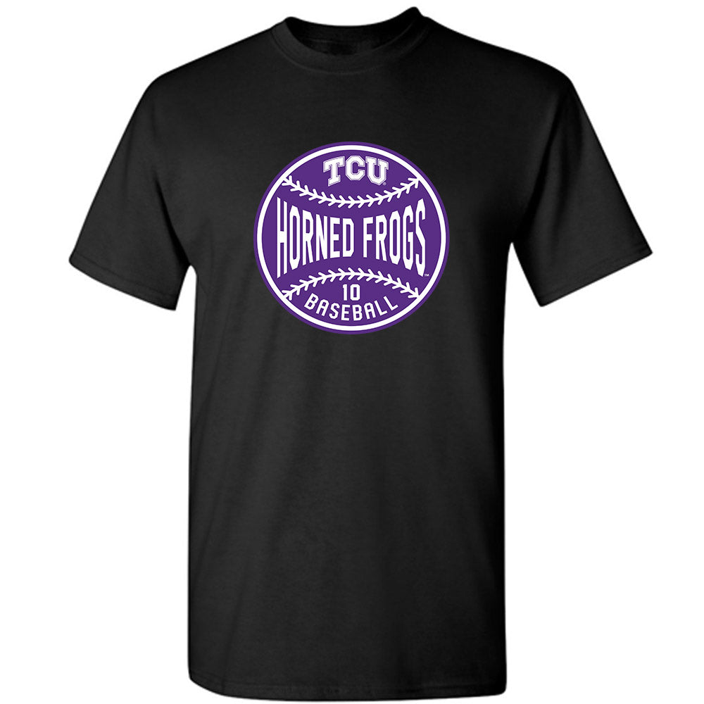 TCU - NCAA Baseball : Sawyer Strosnider - Sports Shersey T-Shirt-0