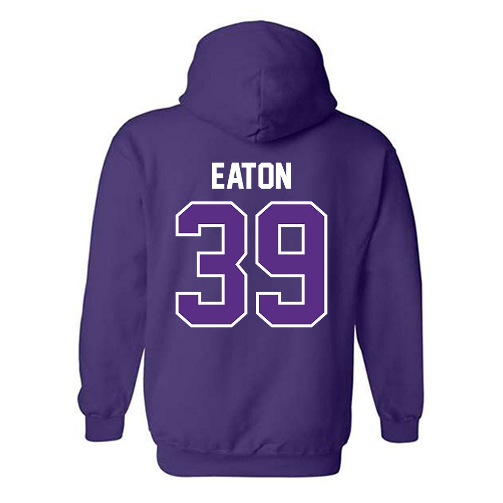 TCU - NCAA Baseball : Cole Eaton - Sports Shersey Hooded Sweatshirt-1