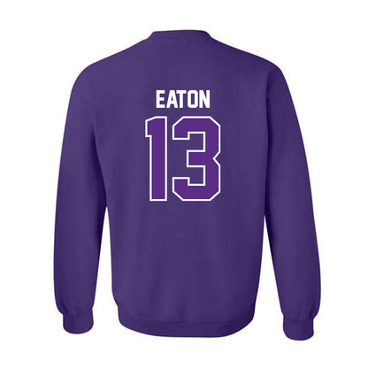 TCU - NCAA Baseball : Cole Eaton - Sports Shersey Crewneck Sweatshirt-1