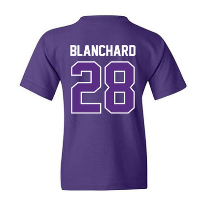 TCU - NCAA Baseball : Colin Blanchard - Sports Shersey Youth T-Shirt-1