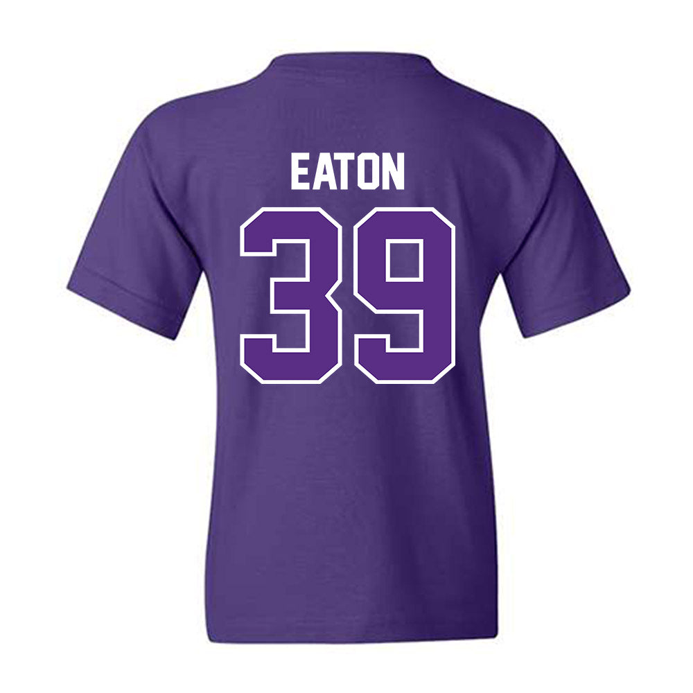 TCU - NCAA Baseball : Cole Eaton - Sports Shersey Youth T-Shirt-1