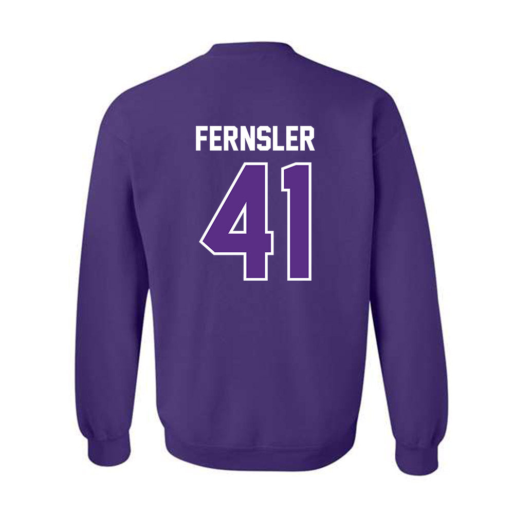 TCU - NCAA Baseball : Uli Fernsler - Sports Shersey Crewneck Sweatshirt-1
