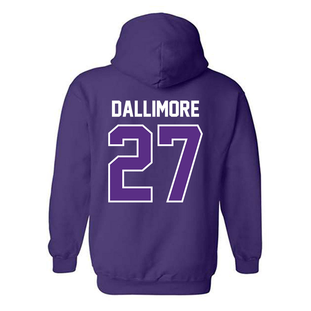 TCU - NCAA Baseball : Brady Dallimore - Sports Shersey Hooded Sweatshirt-1