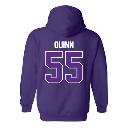 TCU - NCAA Baseball : Walter Quinn - Sports Shersey Hooded Sweatshirt-1