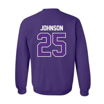 TCU - NCAA Baseball : Nolan Johnson - Sports Shersey Crewneck Sweatshirt-1