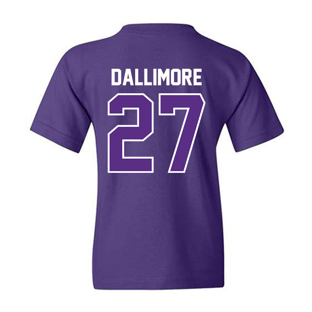 TCU - NCAA Baseball : Brady Dallimore - Sports Shersey Youth T-Shirt-1