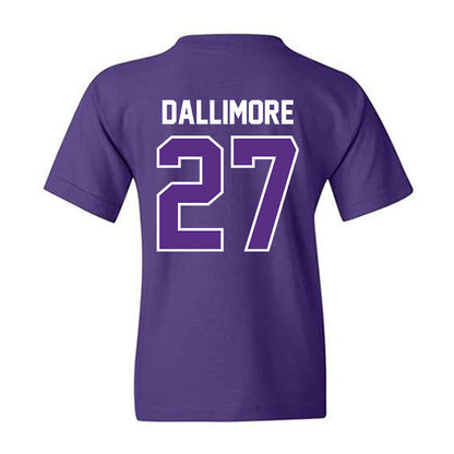 TCU - NCAA Baseball : Brady Dallimore - Sports Shersey Youth T-Shirt-1