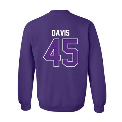 TCU - NCAA Baseball : Lance Davis - Sports Shersey Crewneck Sweatshirt-1