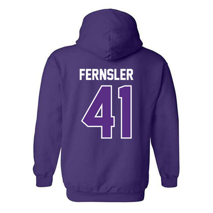 TCU - NCAA Baseball : Uli Fernsler - Sports Shersey Hooded Sweatshirt-1