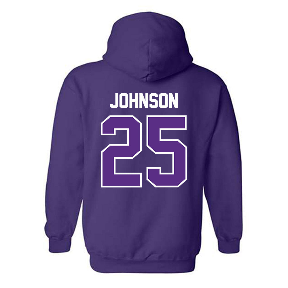 TCU - NCAA Baseball : Nolan Johnson - Sports Shersey Hooded Sweatshirt-1