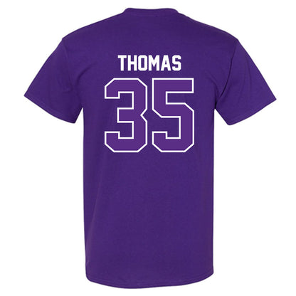 TCU - NCAA Baseball : Ethan Thomas - Sports Shersey T-Shirt-1
