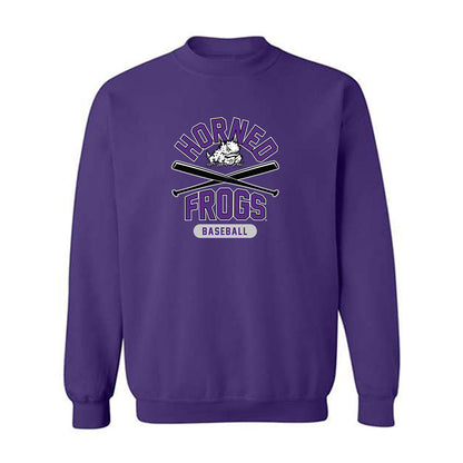 TCU - NCAA Baseball : Cole Eaton - Sports Shersey Crewneck Sweatshirt-0