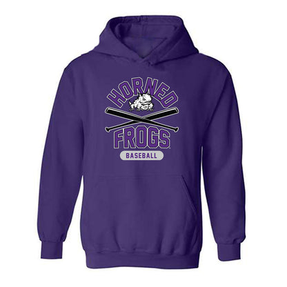 TCU - NCAA Baseball : Colin Blanchard - Sports Shersey Hooded Sweatshirt-0