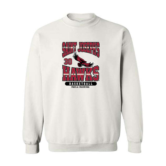 St. Joe's - NCAA Women's Basketball : Paula Maurina - Crewneck Sweatshirt Sports Shersey