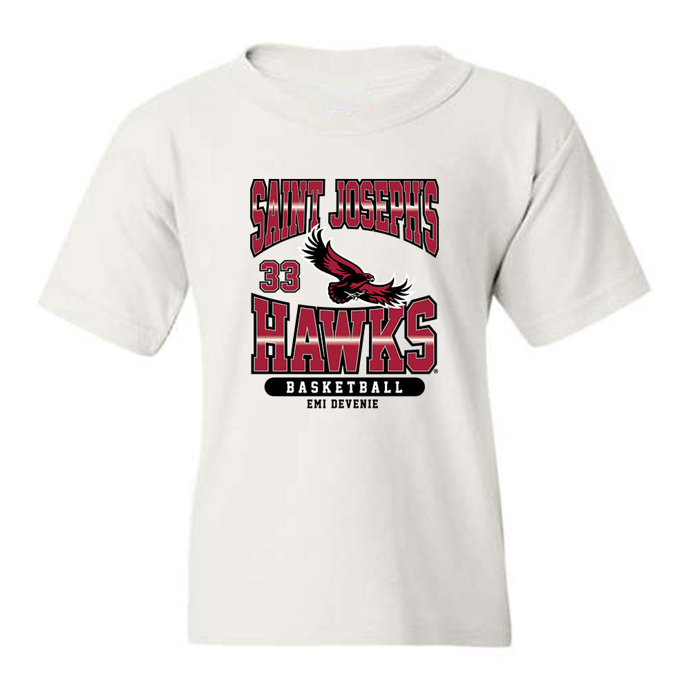 St. Joe's - NCAA Women's Basketball : Emi Devenie - Youth T-Shirt Sports Shersey