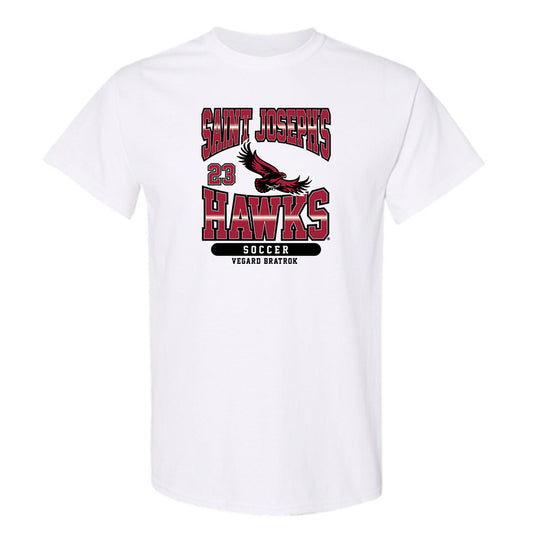 St. Joe's - NCAA Men's Soccer : Vegard Bratrok - Sport Shersey T-Shirt-0