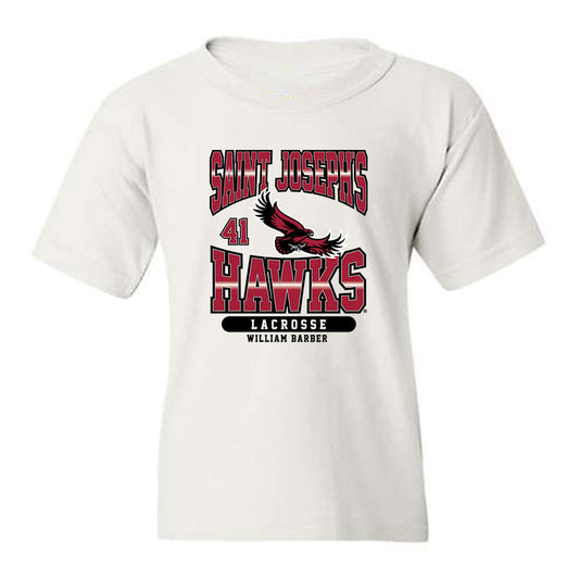 St. Joe's - NCAA Men's Lacrosse : william barber - Sport Shersey Youth T-Shirt-0