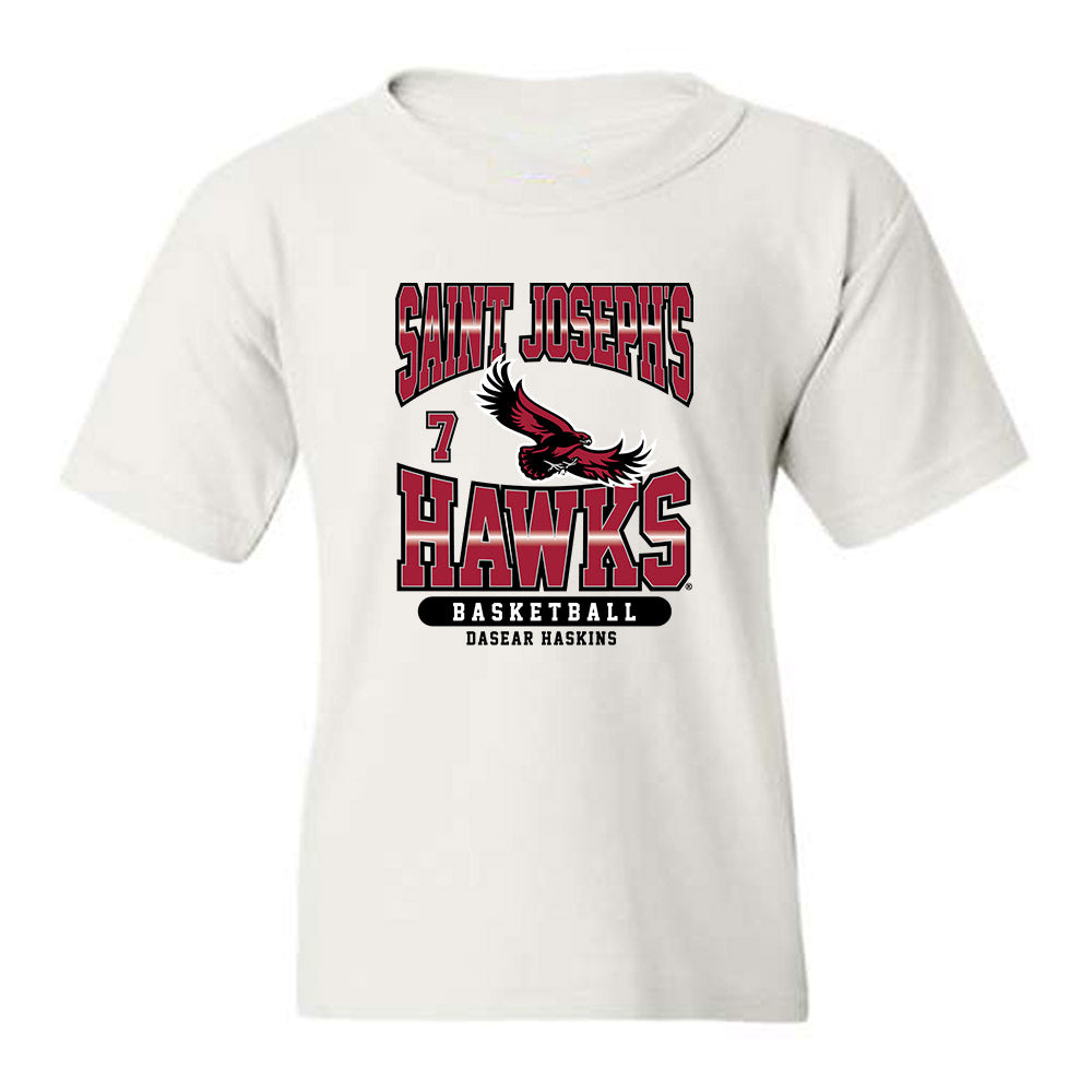 St. Joe's - NCAA Men's Basketball : Dasear Haskins - Youth T-Shirt