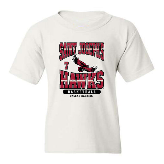 St. Joe's - NCAA Men's Basketball : Dasear Haskins - Youth T-Shirt