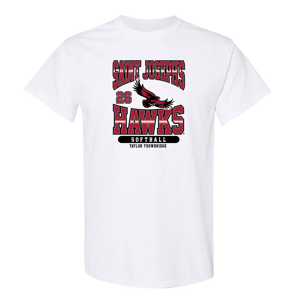 St. Joe's - NCAA Softball : Taylor Trowbridge - T-Shirt Sports Shersey