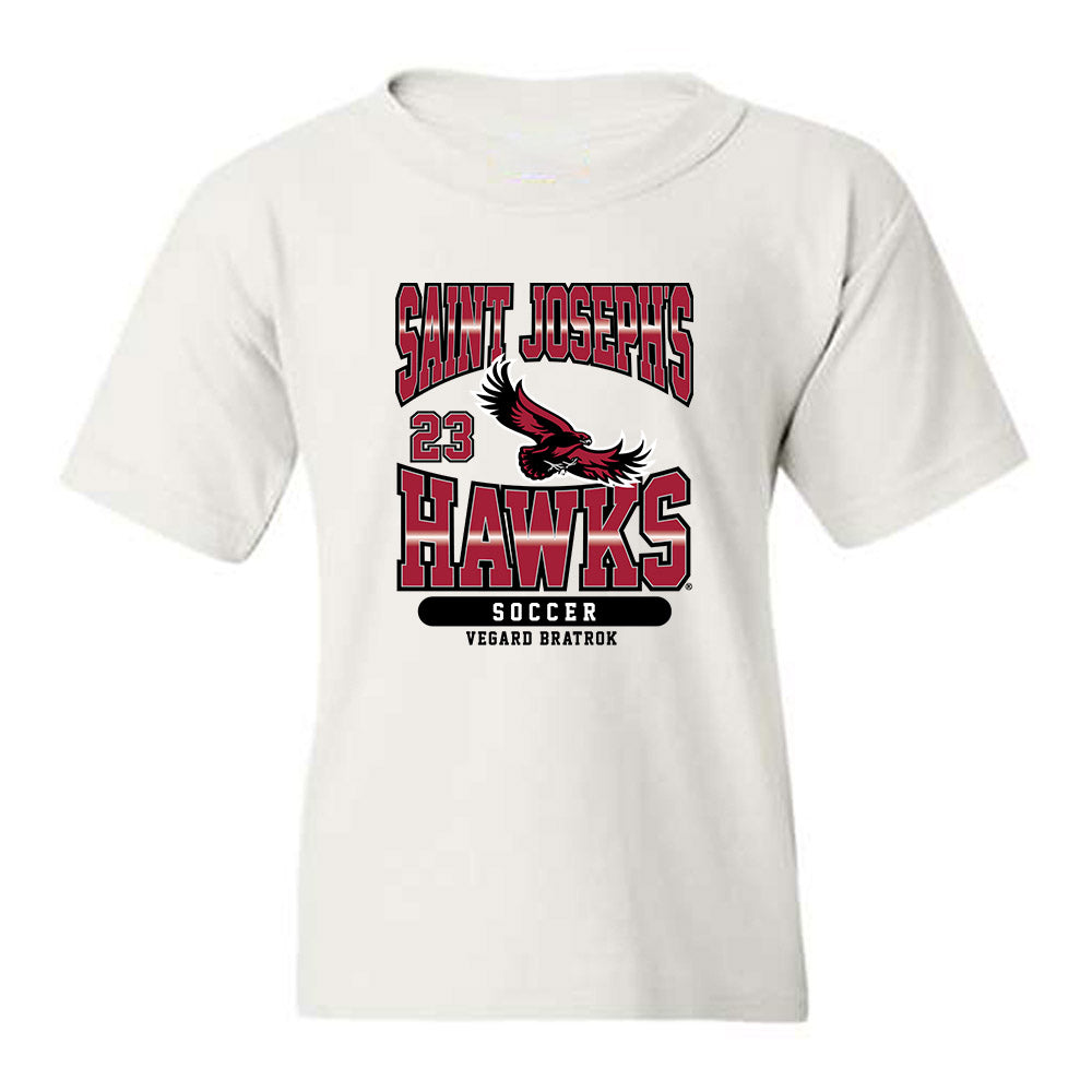 St. Joe's - NCAA Men's Soccer : Vegard Bratrok - Sport Shersey Youth T-Shirt-0