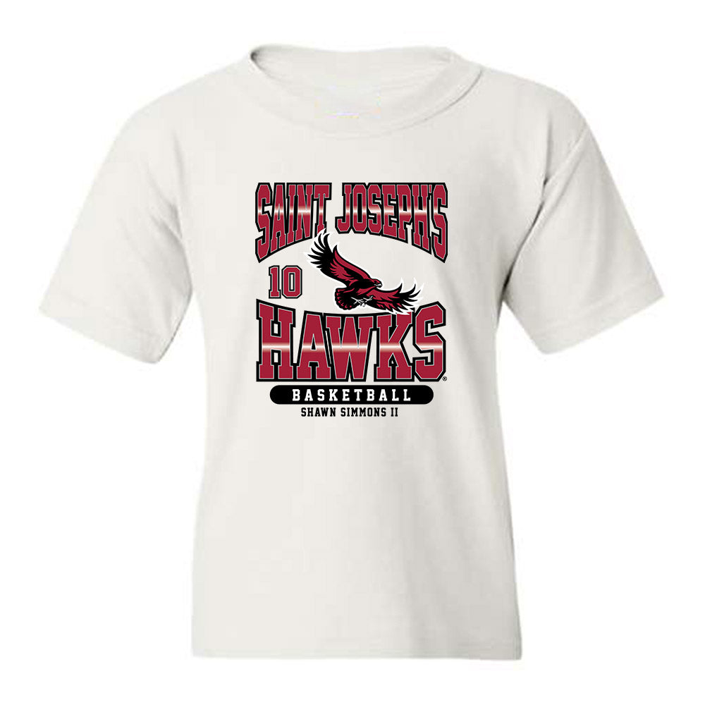 St. Joe's - NCAA Men's Basketball : Shawn Simmons II - Youth T-Shirt Sports Shersey