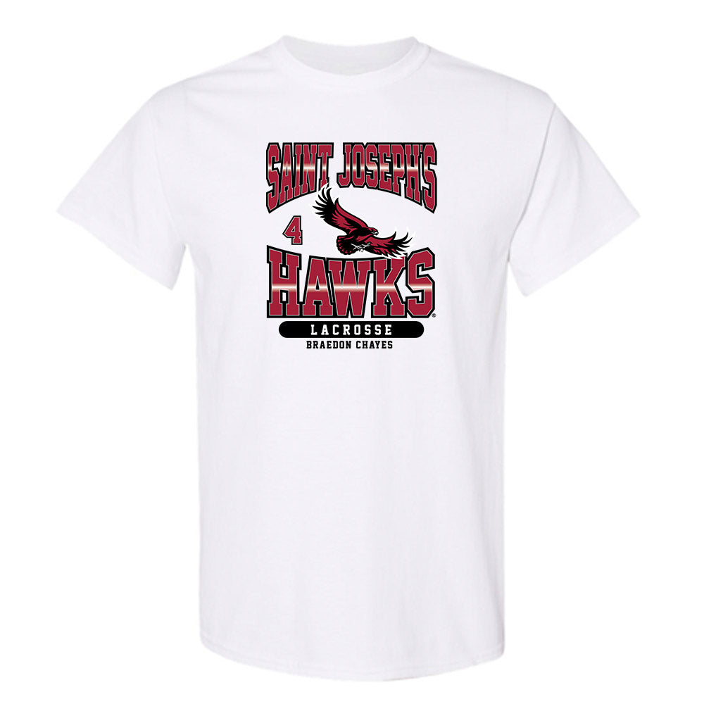 St. Joe's - NCAA Men's Lacrosse : Braedon Chayes - Sport Shersey T-Shirt-0