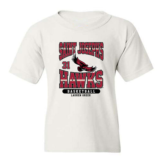 St. Joe's - NCAA Women's Basketball : Lauren Greer - Sport Shersey Youth T-Shirt-0