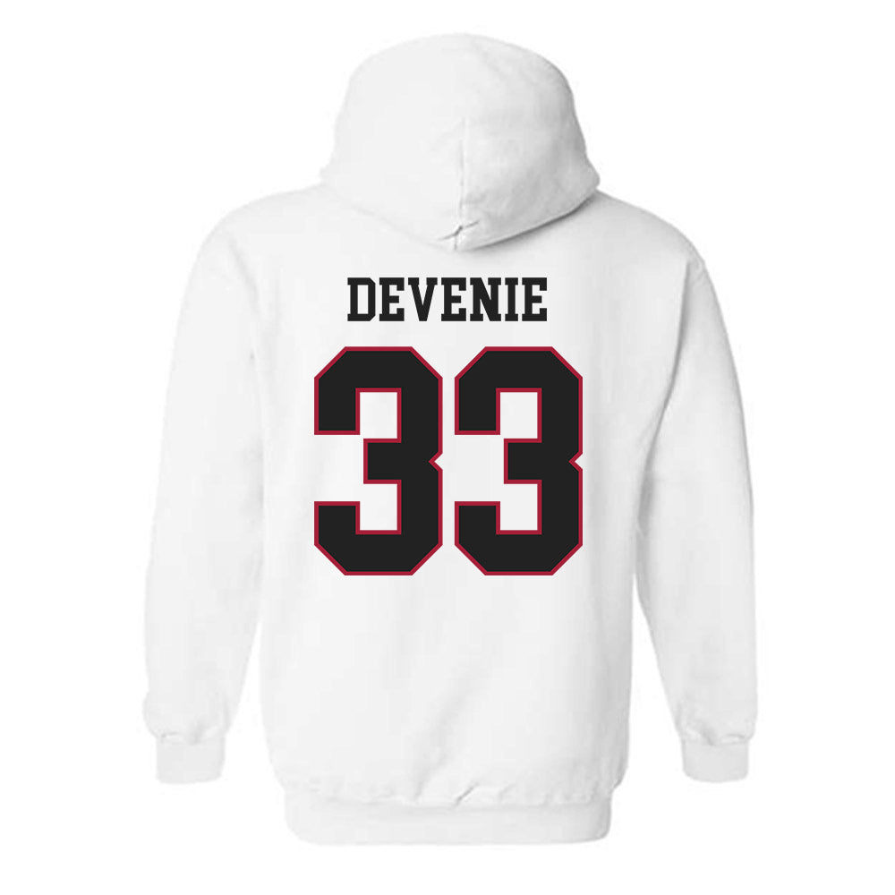 St. Joe's - NCAA Women's Basketball : Emi Devenie - Hooded Sweatshirt Classic Shersey