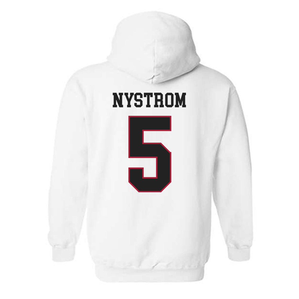 St. Joe's - NCAA Women's Basketball : Julia Nystrom - Hooded Sweatshirt Classic Shersey