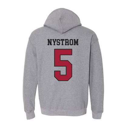 St. Joe's - NCAA Women's Basketball : Julia Nystrom - Hooded Sweatshirt Classic Shersey