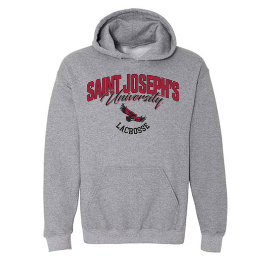 St. Joe's - NCAA Men's Lacrosse : Jack McGorry - Classic Shersey Hooded Sweatshirt-0